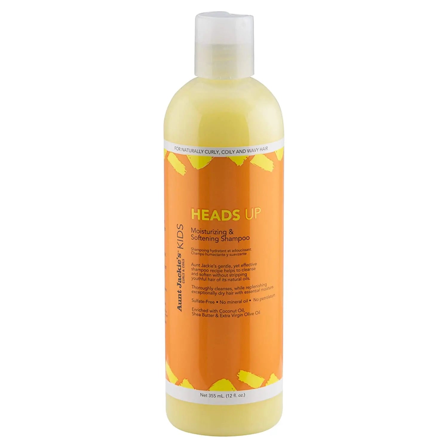 Shampoing Hydratant Heads Up 355ml - AUNT JACKIE'S