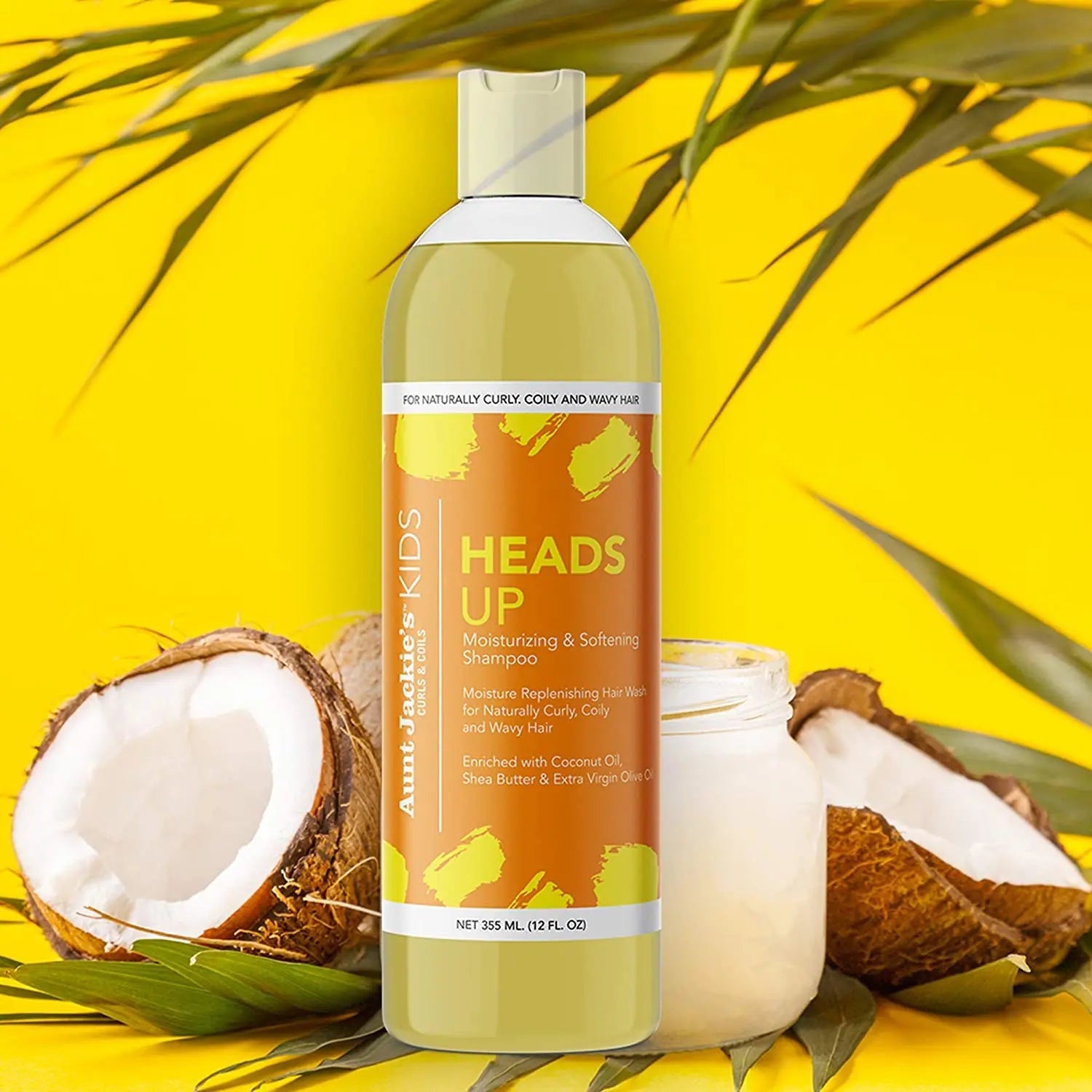 Shampoing Hydratant Heads Up 355ml - AUNT JACKIE'S