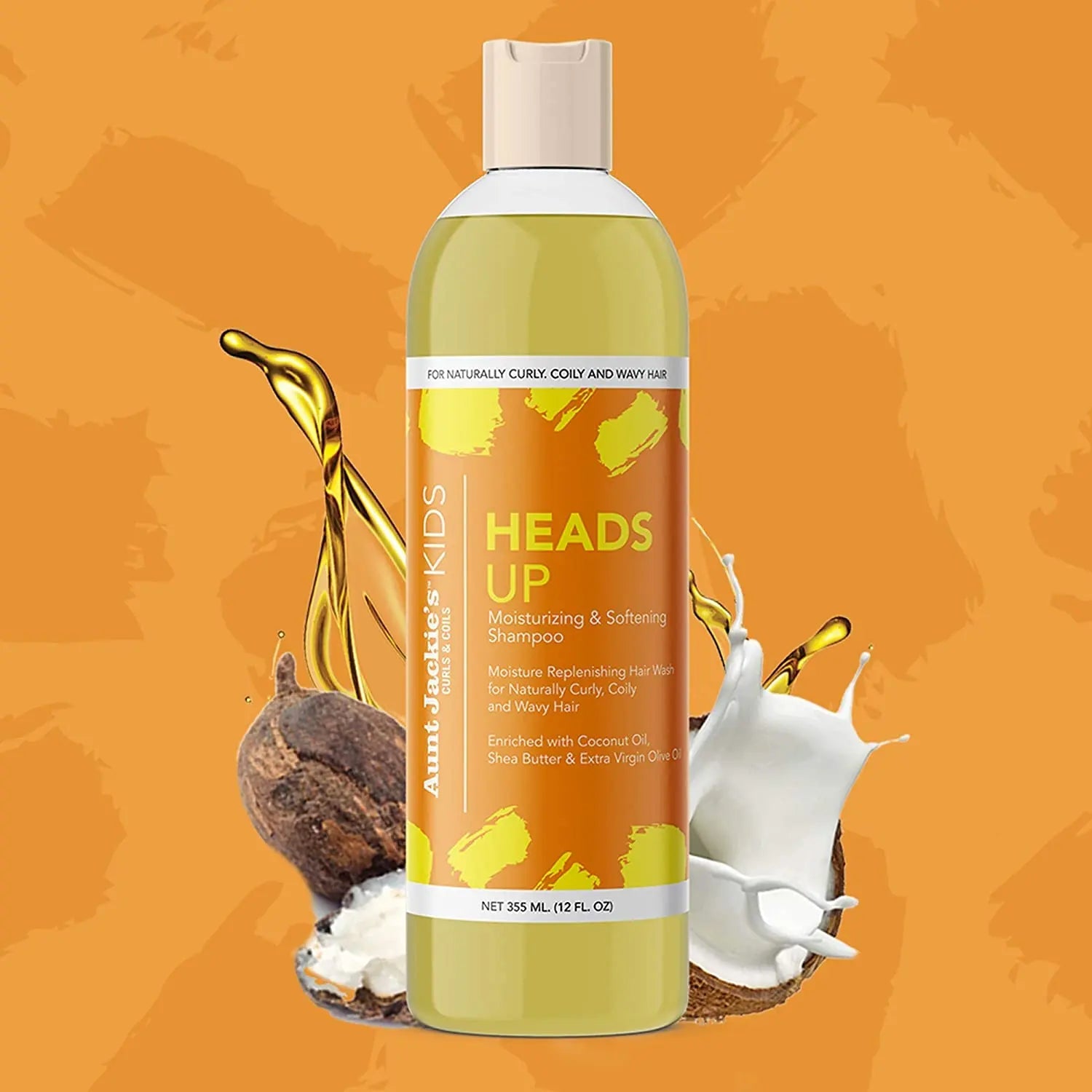 Shampoing Hydratant Heads Up 355ml - AUNT JACKIE'S