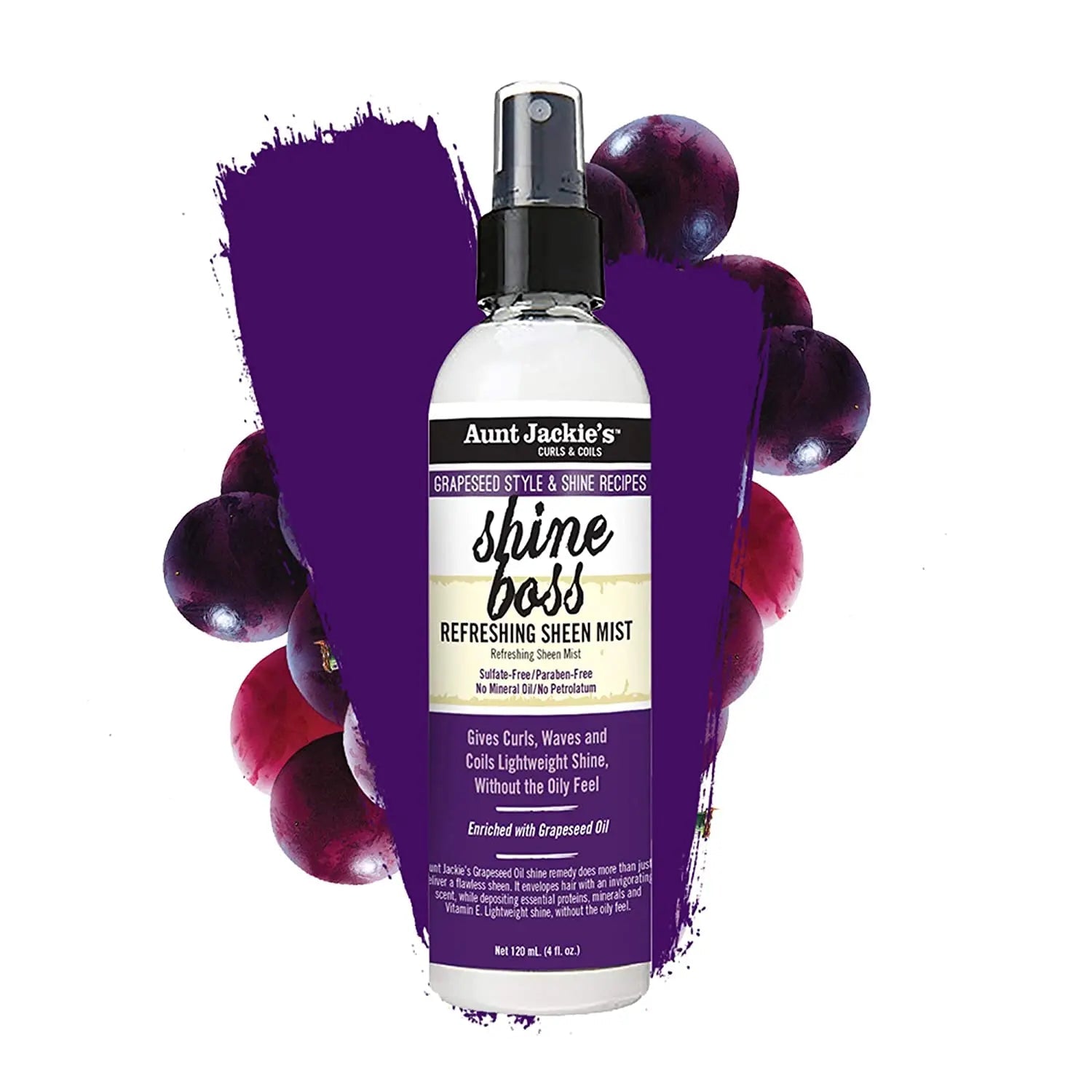 Sérum Shine Boss Refreshing Sheen Mist 118ml - Aunt Jackie's