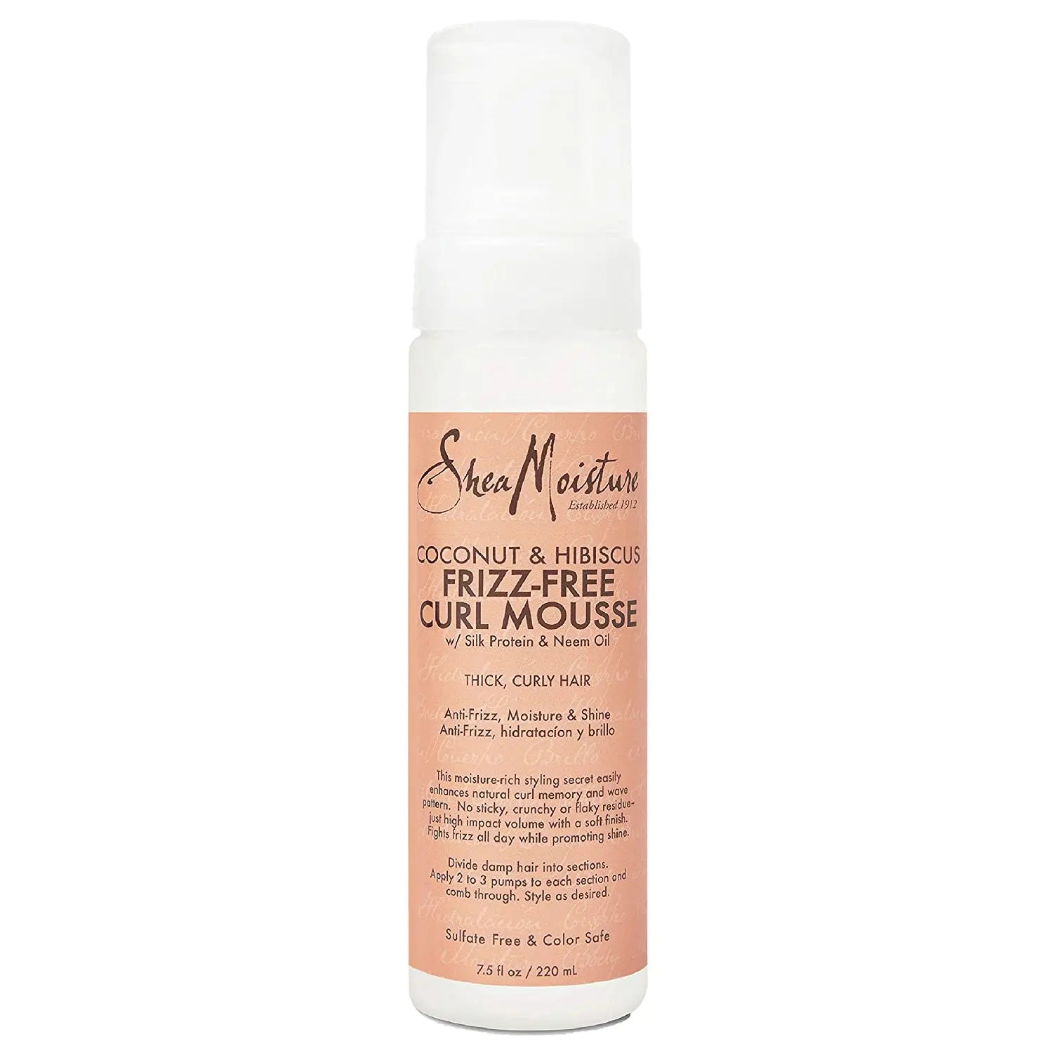 Mousse Coiffante Frizz-Free Hibiscus & Coco 220ml - SHEA MOISTURE