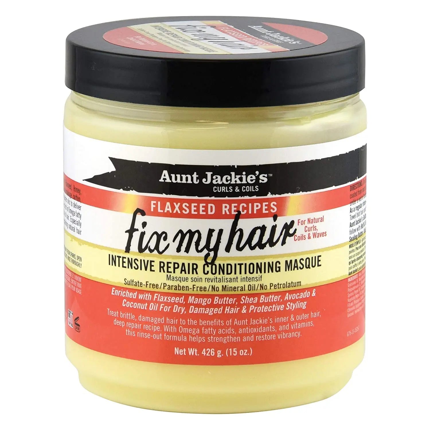 Masque Reconstructeur Intensif Fix My Hair 426g - AUNT JACKIE'S