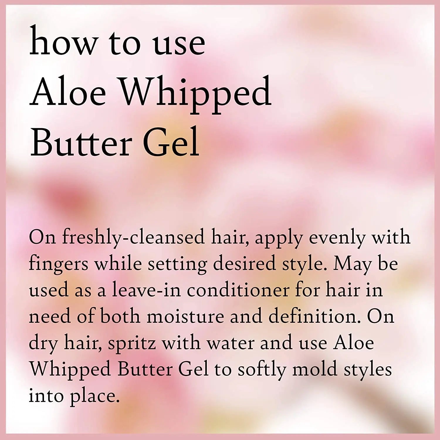 Gel hydratant ALOE WHIPPED BUTTER 240ml - Camille Rose