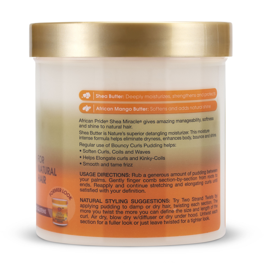 Gelee BOUNCY CURLS PUDDING 425g - AFRICAN PRIDE