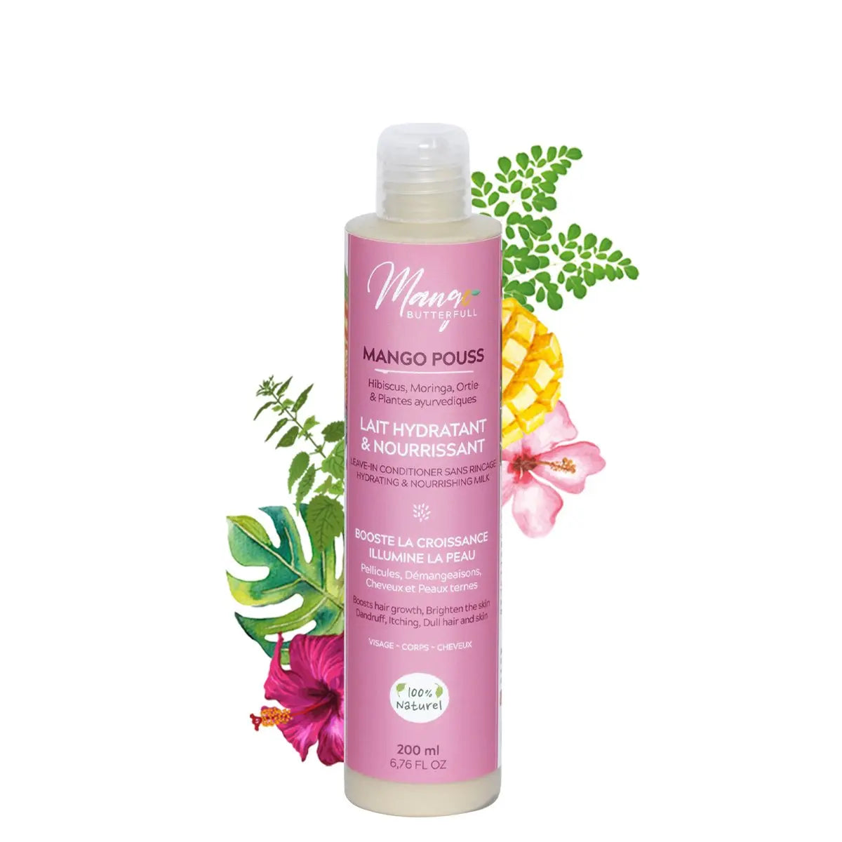Lait Hydratant & Nourrissant 200ml MANGO POUSS