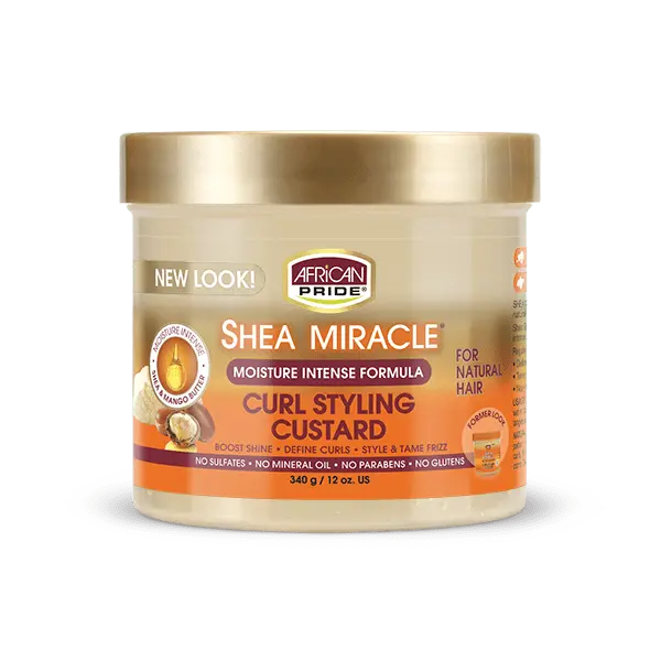 Gelée Curl Styling Custard 340g - AFRICAN PRIDE