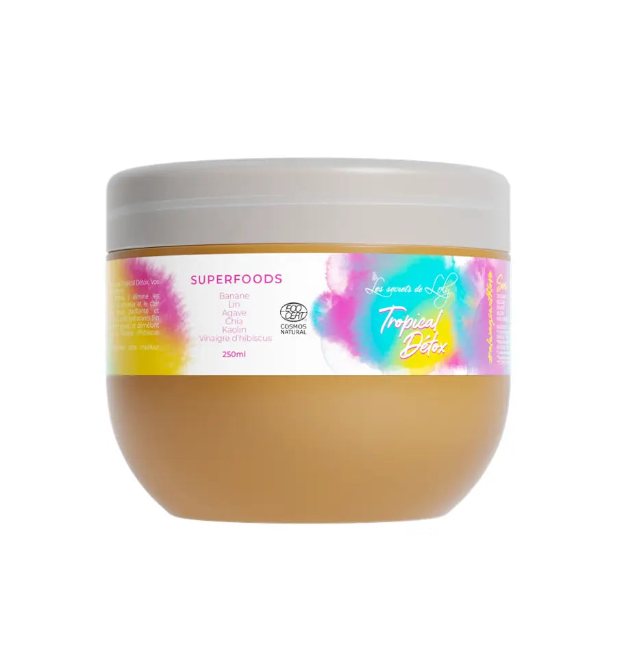 Masque soin clarifiant Tropical Detox 250ml - LES SECRETS DE LOLY