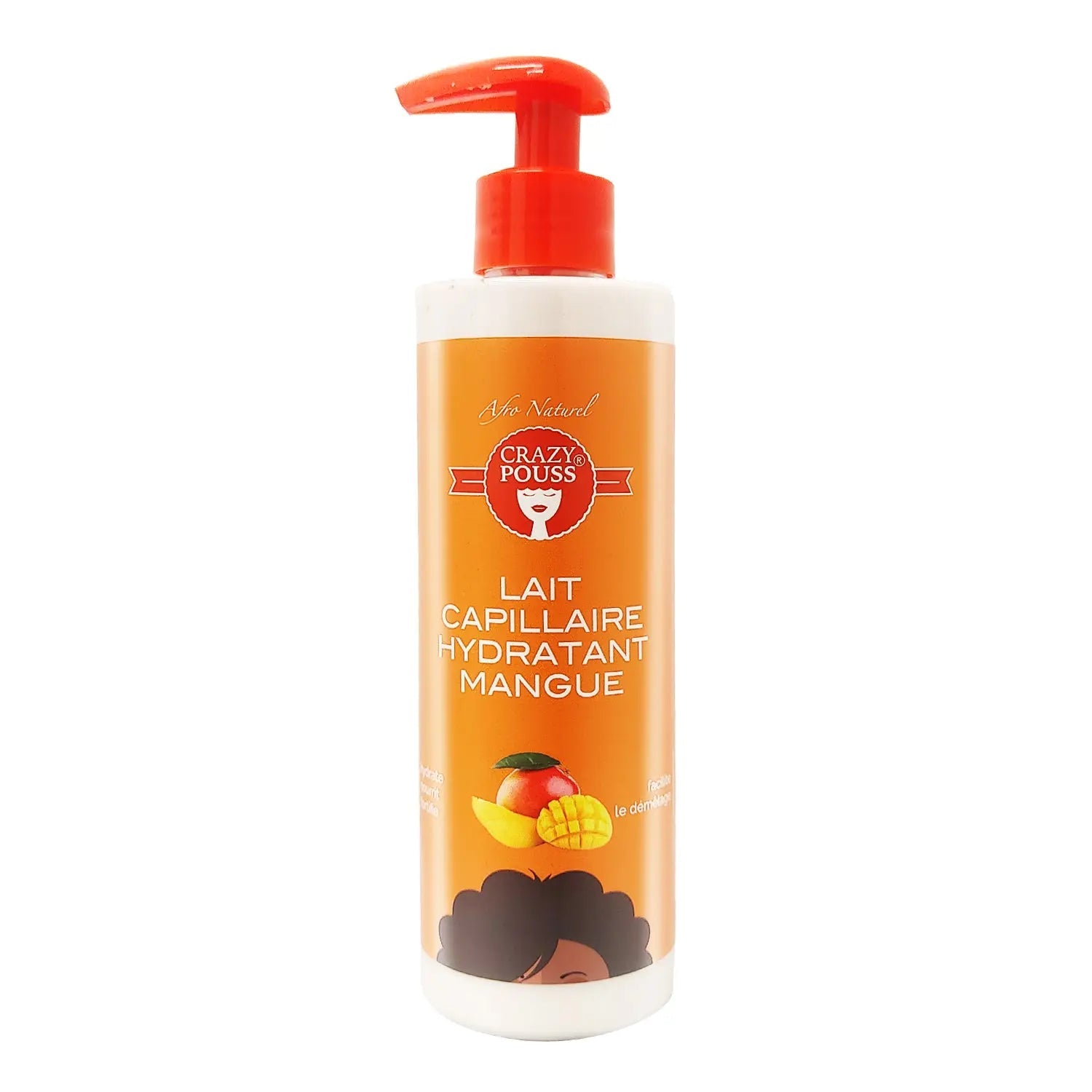 Lait Capillaire Hydratant Mangue 250ml - CRAZY POUSS