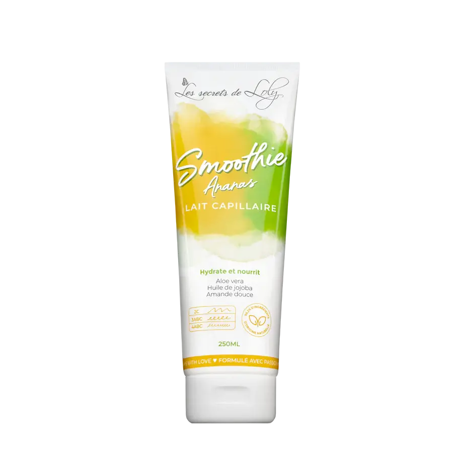 Lait Capillaire Smoothie Ananas 250ml - LES SECRETS DE LOLY