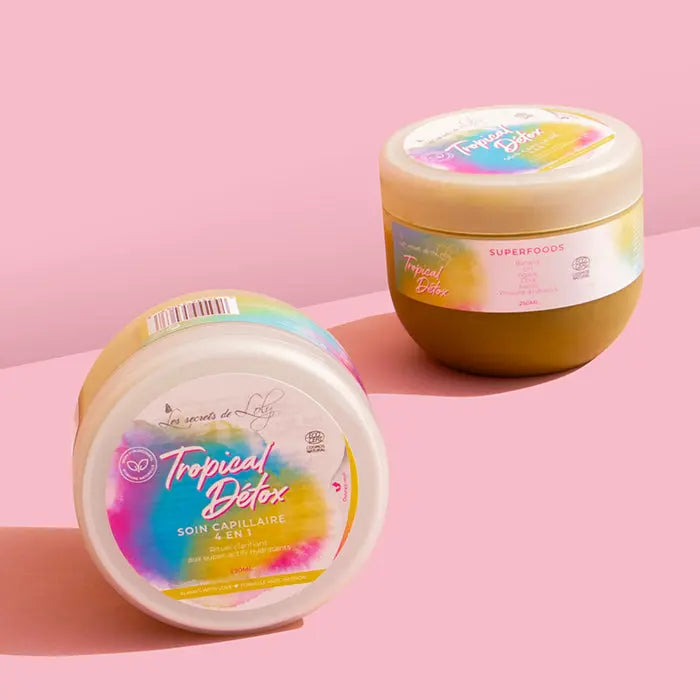 Masque soin clarifiant Tropical Detox 250ml - LES SECRETS DE LOLY
